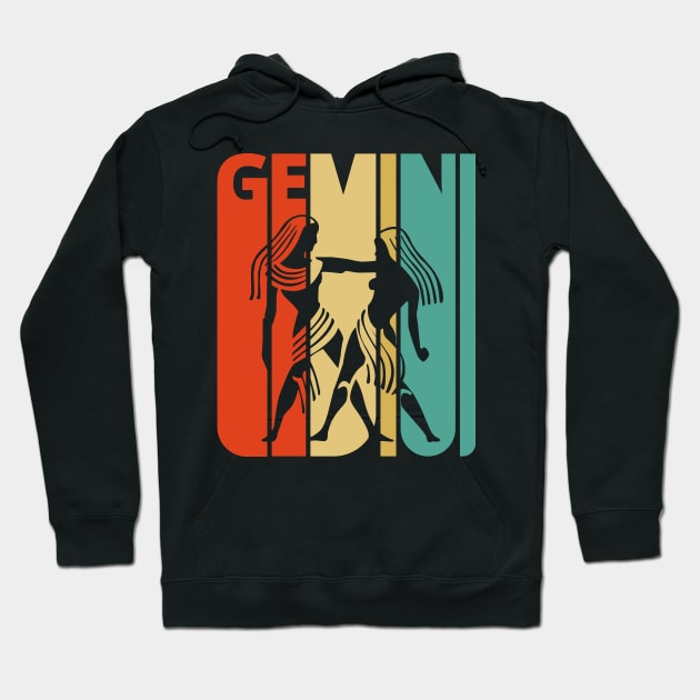 Gemini Vintage retro style. Hoodie by MadebyTigger